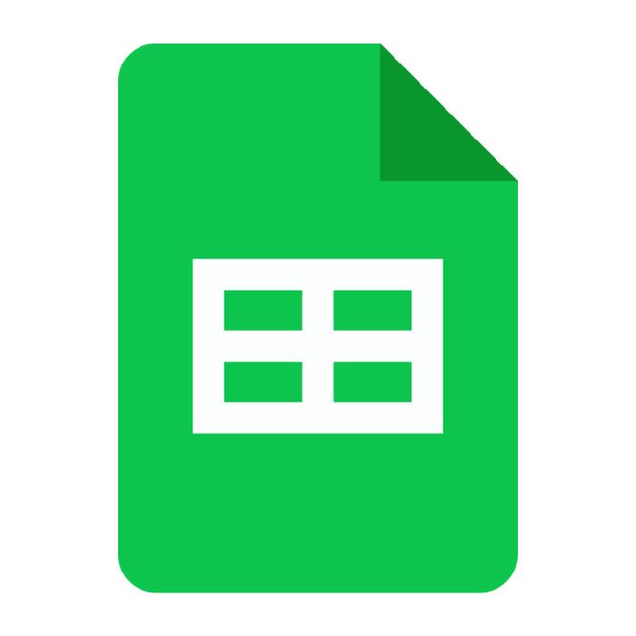 icono google sheets