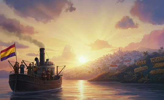 Imagen programa Memoria del exilio, poesía transatlántica