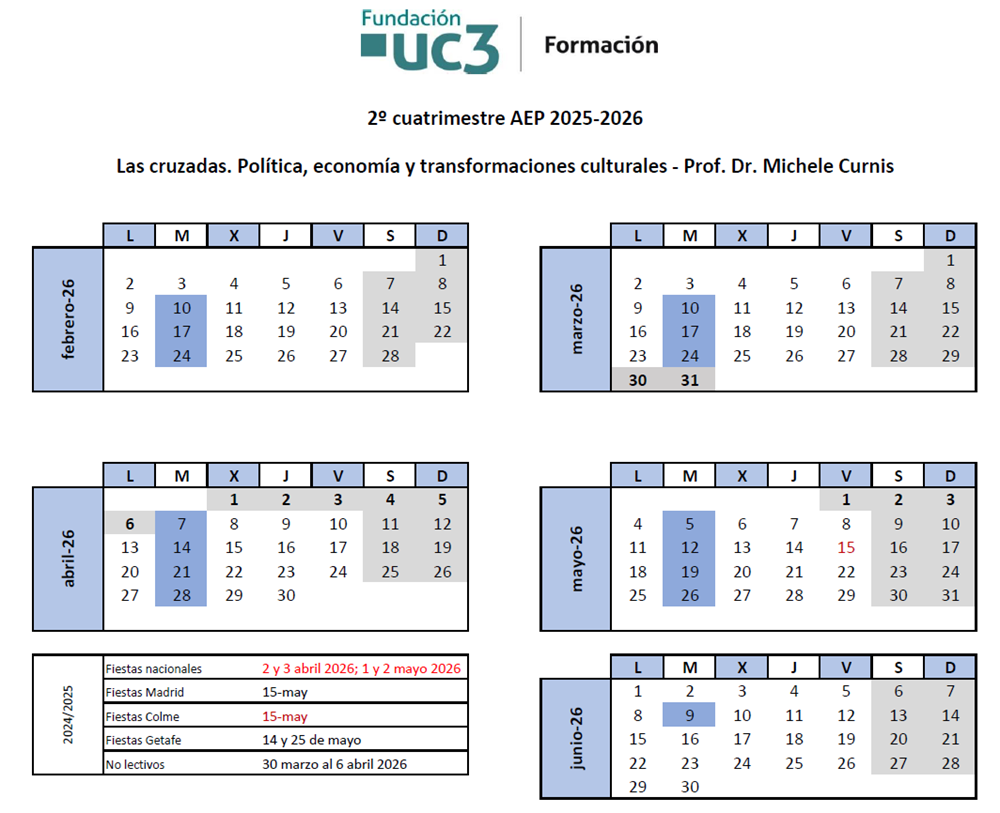  Martes. Del 10 de febrero al 9 de junio de 2026