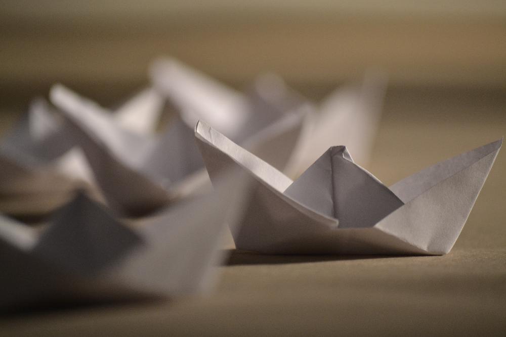 Barcos de papel